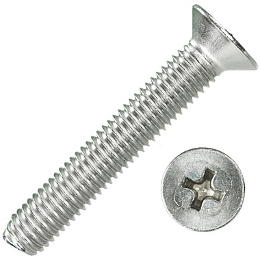 Винт потай/гол/крест DIN965 А2 5*50